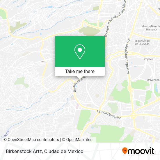 Birkenstock Artz map