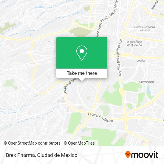 Mapa de Brex Pharma