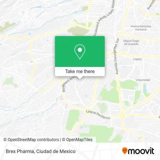 Mapa de Brex Pharma