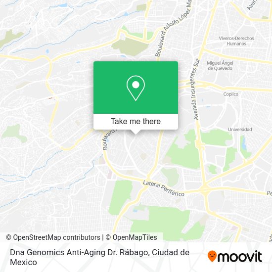 Mapa de Dna Genomics Anti-Aging Dr. Rábago