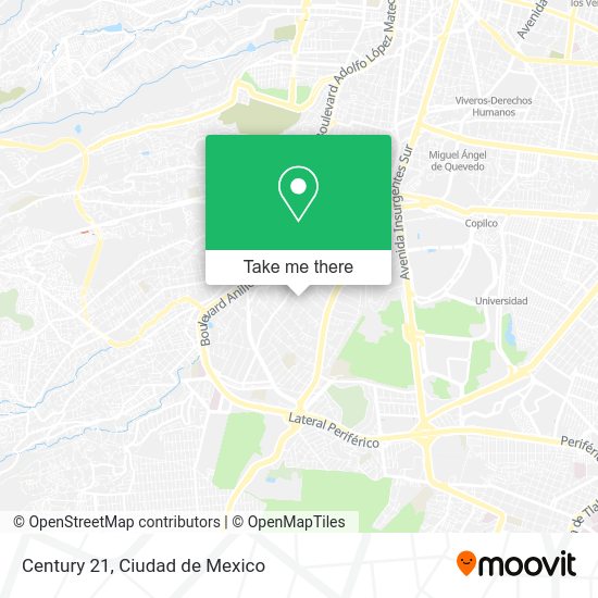 Mapa de Century 21