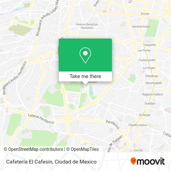 Cafetería El Cafesin map