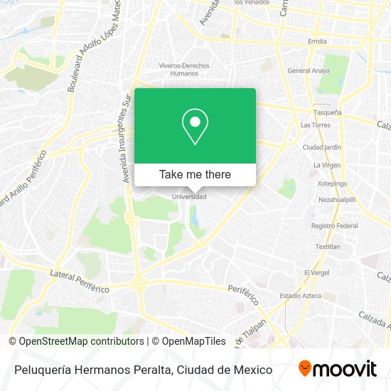 Peluquería Hermanos Peralta map