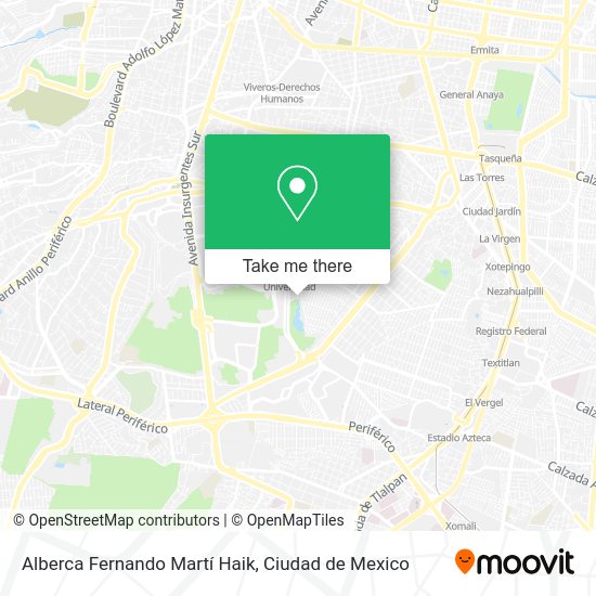Mapa de Alberca Fernando Martí Haik