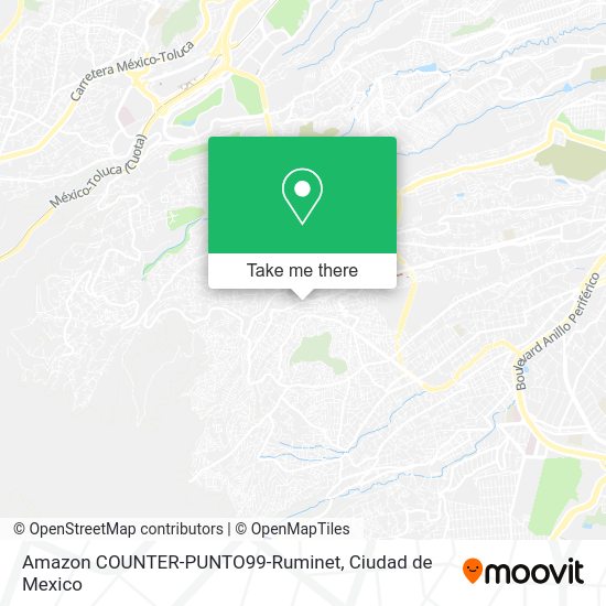 Mapa de Amazon COUNTER-PUNTO99-Ruminet