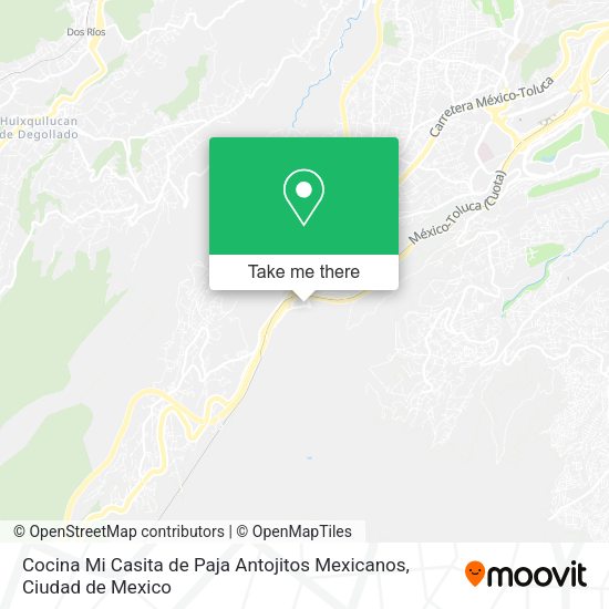 Mapa de Cocina Mi Casita de Paja Antojitos Mexicanos