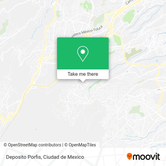Deposito Porfis map