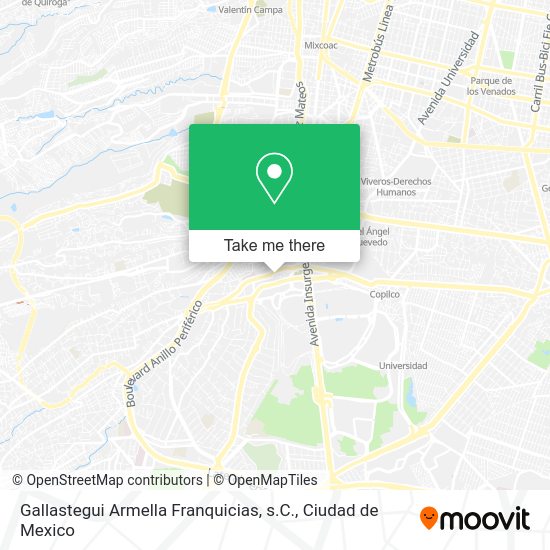 Mapa de Gallastegui Armella Franquicias, s.C.