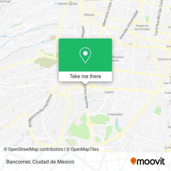 Mapa de Bancomer