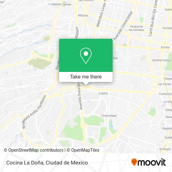 Cocina La Doña map