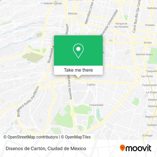 Disenos de Cartón map
