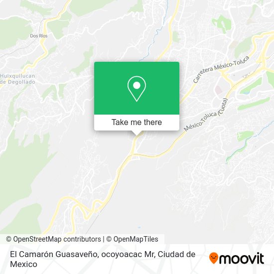 El Camarón Guasaveño, ocoyoacac Mr map