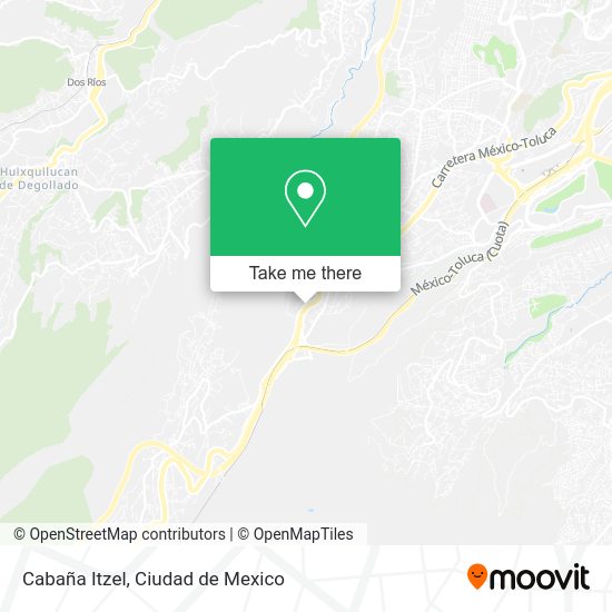 Cabaña Itzel map