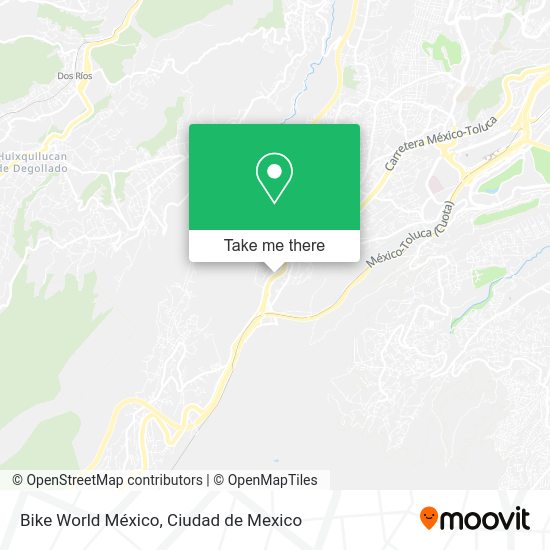 Bike World México map