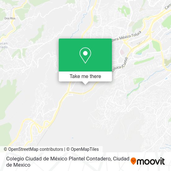 Colegio Ciudad de México Plantel Contadero map