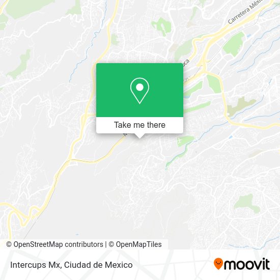 Mapa de Intercups Mx