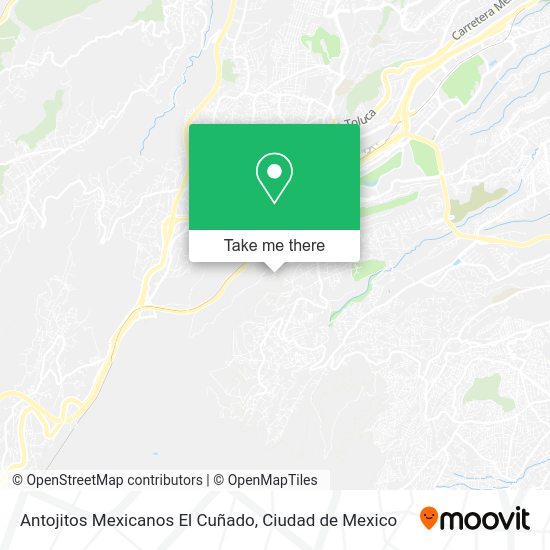 Antojitos Mexicanos El Cuñado map