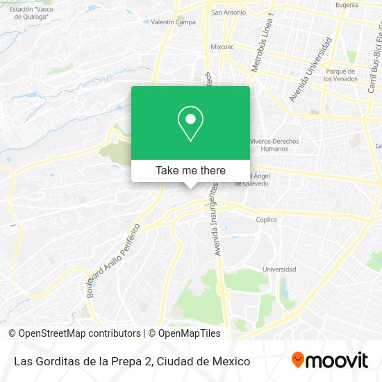 Las Gorditas de la Prepa 2 map