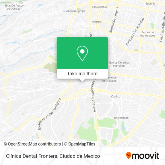 Clínica Dental Frontera map