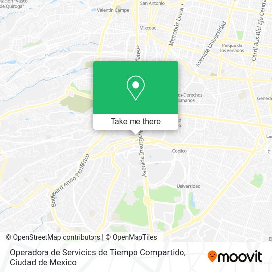 Operadora de Servicios de Tiempo Compartido map