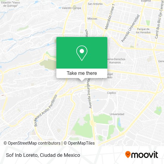 Sof Inb Loreto map