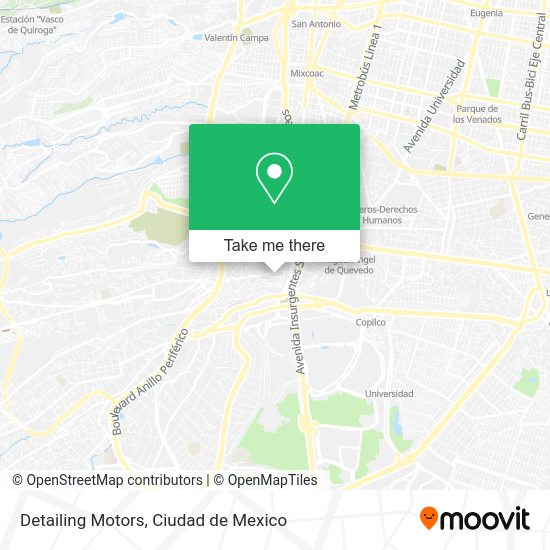 Detailing Motors map