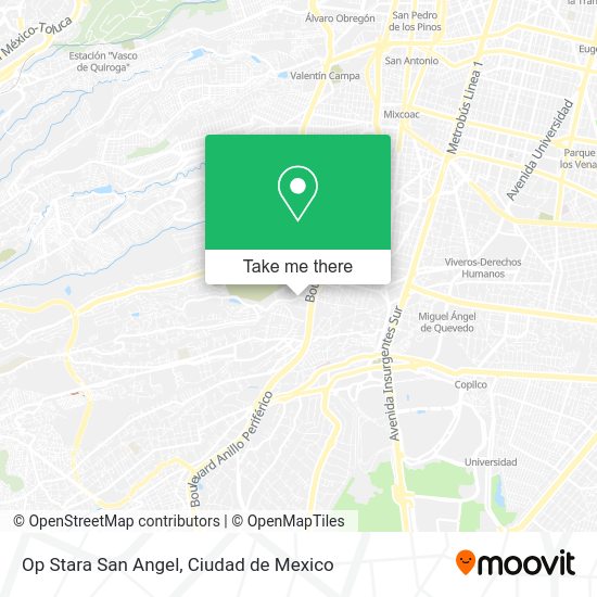 Mapa de Op Stara San Angel