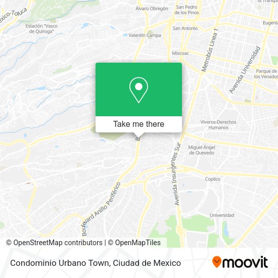 Condominio Urbano Town map