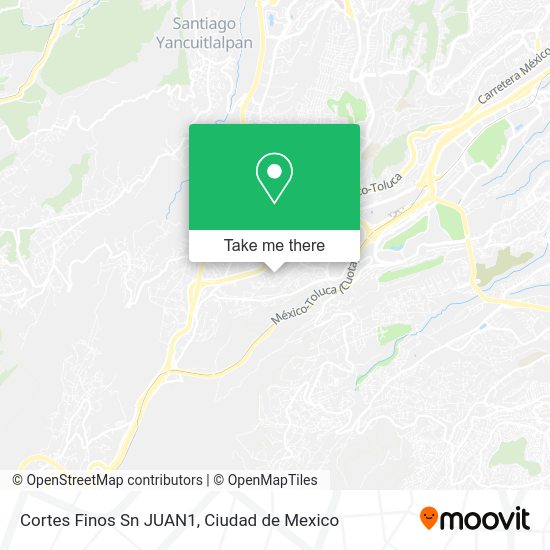 Cortes Finos Sn JUAN1 map