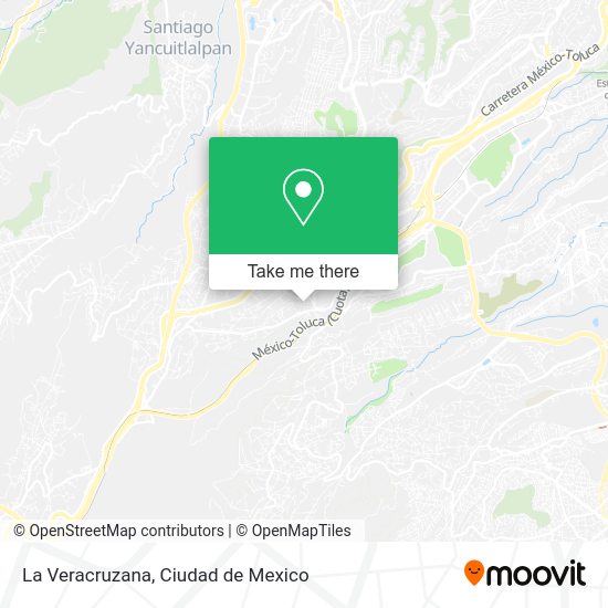 La Veracruzana map