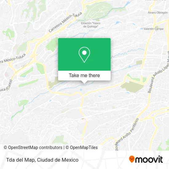 Mapa de Tda del Map