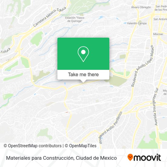 Mapa de Materiales para Construcción