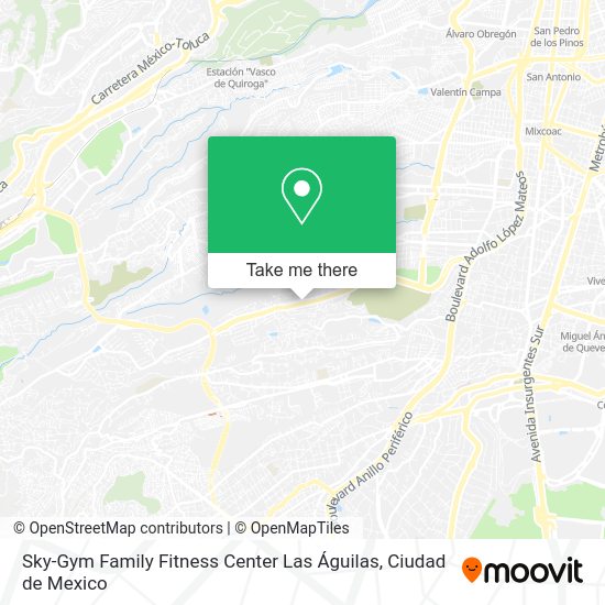 Sky-Gym Family Fitness Center Las Águilas map