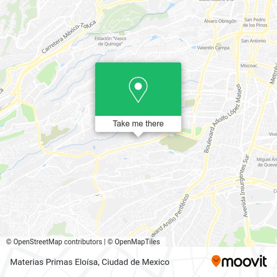 Mapa de Materias Primas Eloísa
