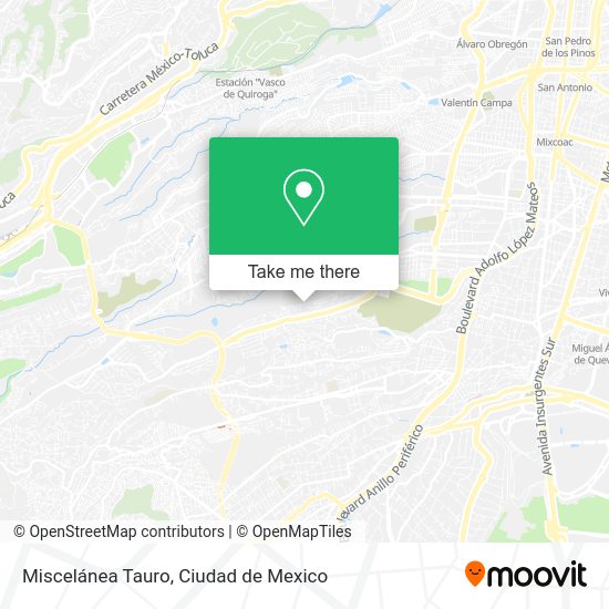 Miscelánea Tauro map
