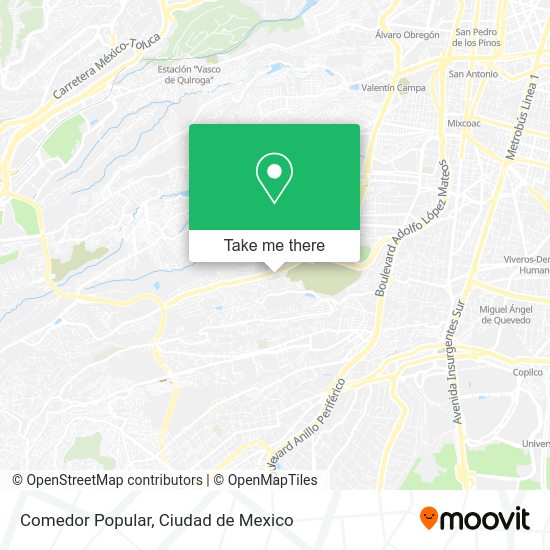 Comedor Popular map