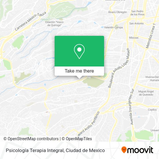Psicología Terapia Integral map