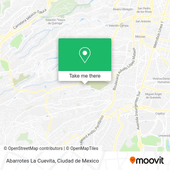 Abarrotes La Cuevita map