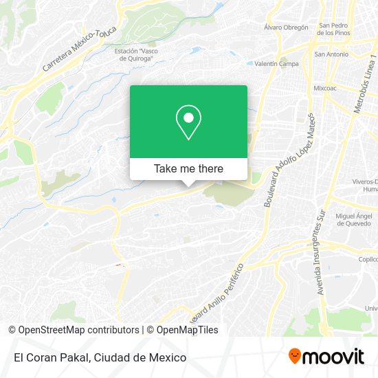 El Coran Pakal map