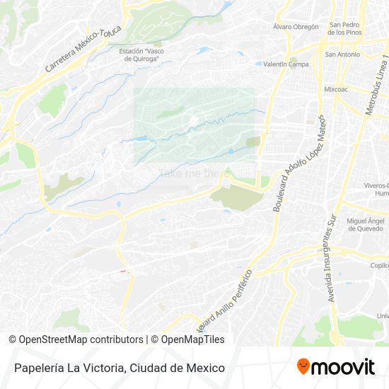 Mapa de Papelería La Victoria