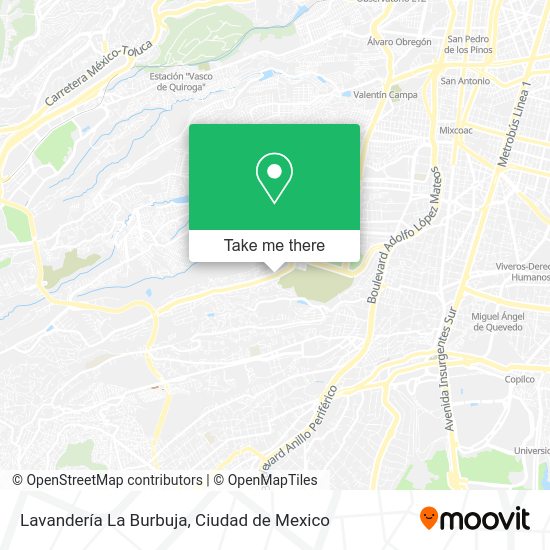 Mapa de Lavandería La Burbuja