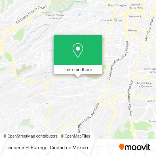 Taquería El Borrego map