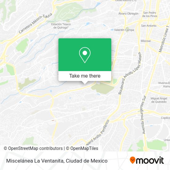 Miscelánea La Ventanita map