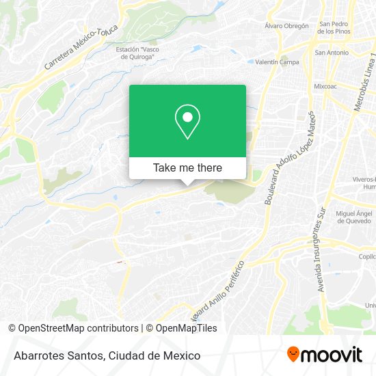 Abarrotes Santos map