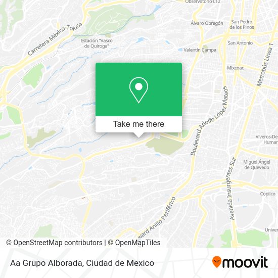 Aa Grupo Alborada map