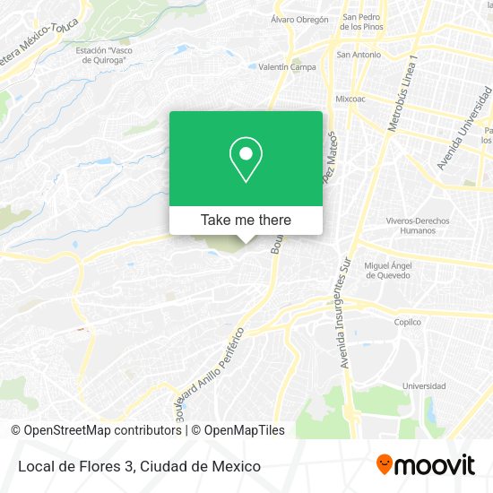 Local de Flores 3 map