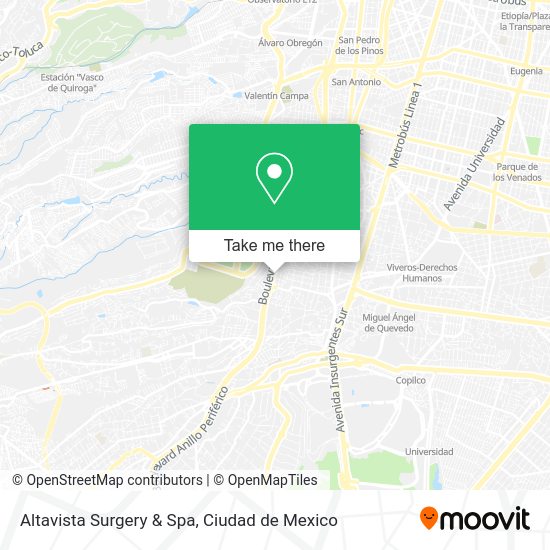 Altavista Surgery & Spa map