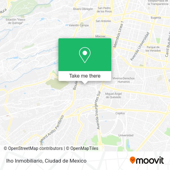 Mapa de Iho Inmobiliario