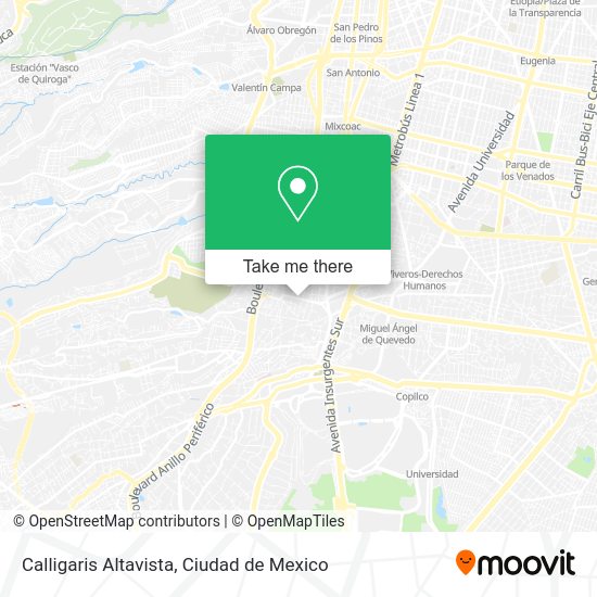 Calligaris Altavista map