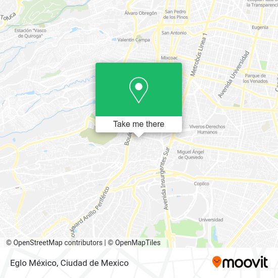 Mapa de Eglo México